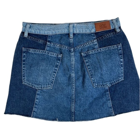 Urban Outfitters BDG Denim Patchwork Jean Skirt Size Large - Picture 2 of 5